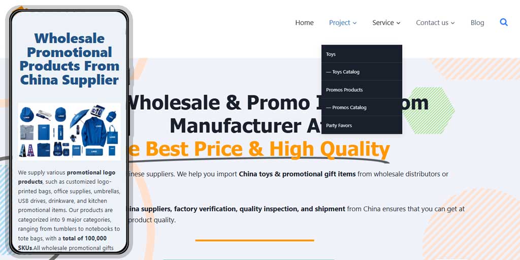 促销品外贸网站用场景导购替代产品列表，买家决策反而更快。广告节庆耗材产品出海分析 - 旺道-东莞网站建站20+年:B2B外贸网站与跨境电商B2C独立站建设,面向欧美网站版面设计,GEO/SEO,Workpress外贸站搭建,企业官网建设,香港/欧美主机,企业邮箱,环企网络信息科技有限公司